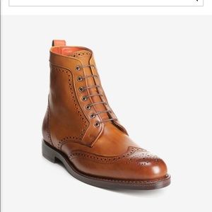 Dalton Wingtip Dress Boots - Walnut
